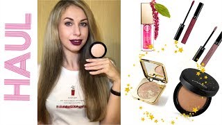 Классные покупки косметики: Mac, Clarins, Sephora, Faberlic. Свотчи  косметики.