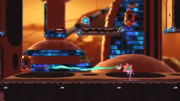 XBLA Ms Splosion Man Multiplayer Walkthrough Level 1-7