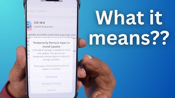 "Temporarily Remove Apps to Install Update" How to Fix?
