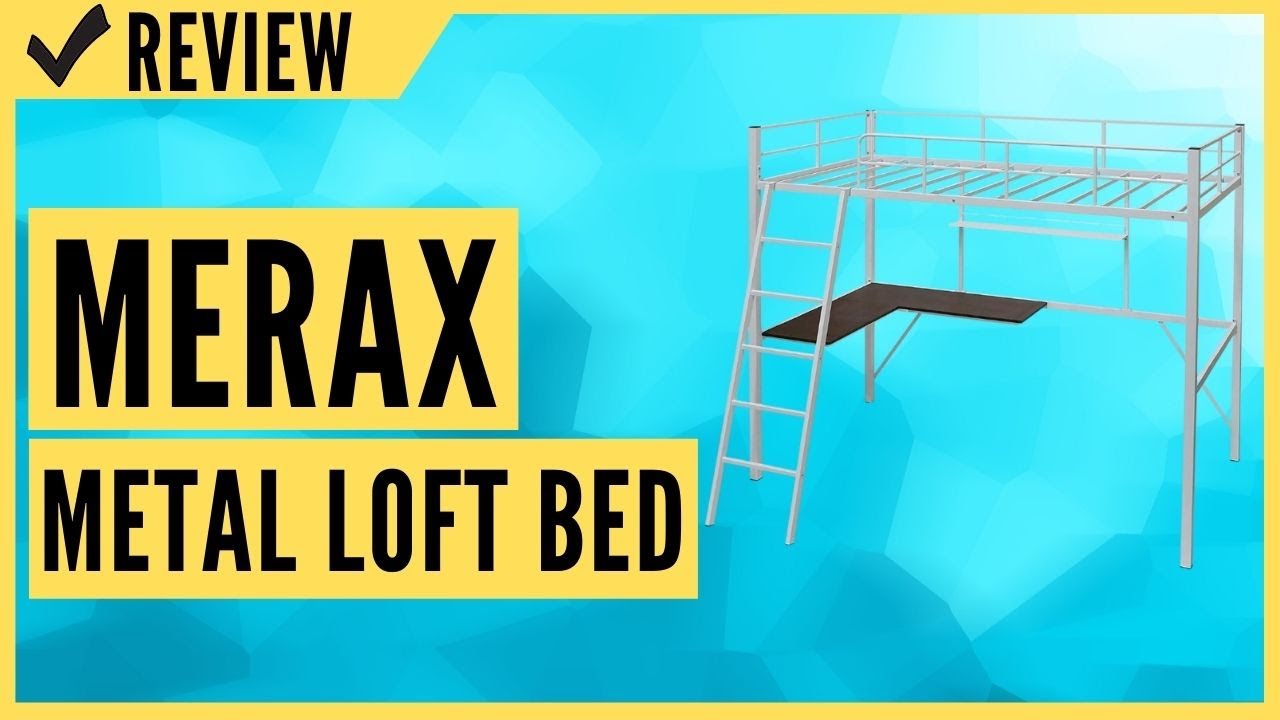 Merax Metal Loft Bed YouTube