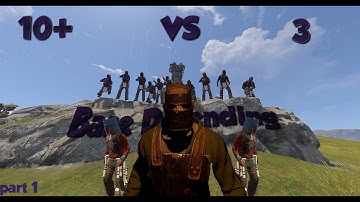 Rust | The first attack (base defending 10+ vs 3) (part1)