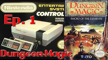 Dungeon Magic (NES) Playthrough - Ep. 1 | Can