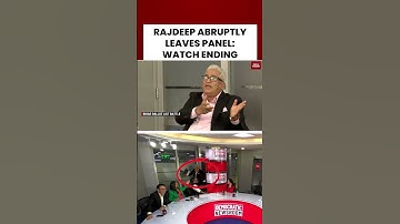 WATCH: Why Rajdeep Abruptly Left the Debate? | #shorts #rajdeepsardesai #democraticnewsroom