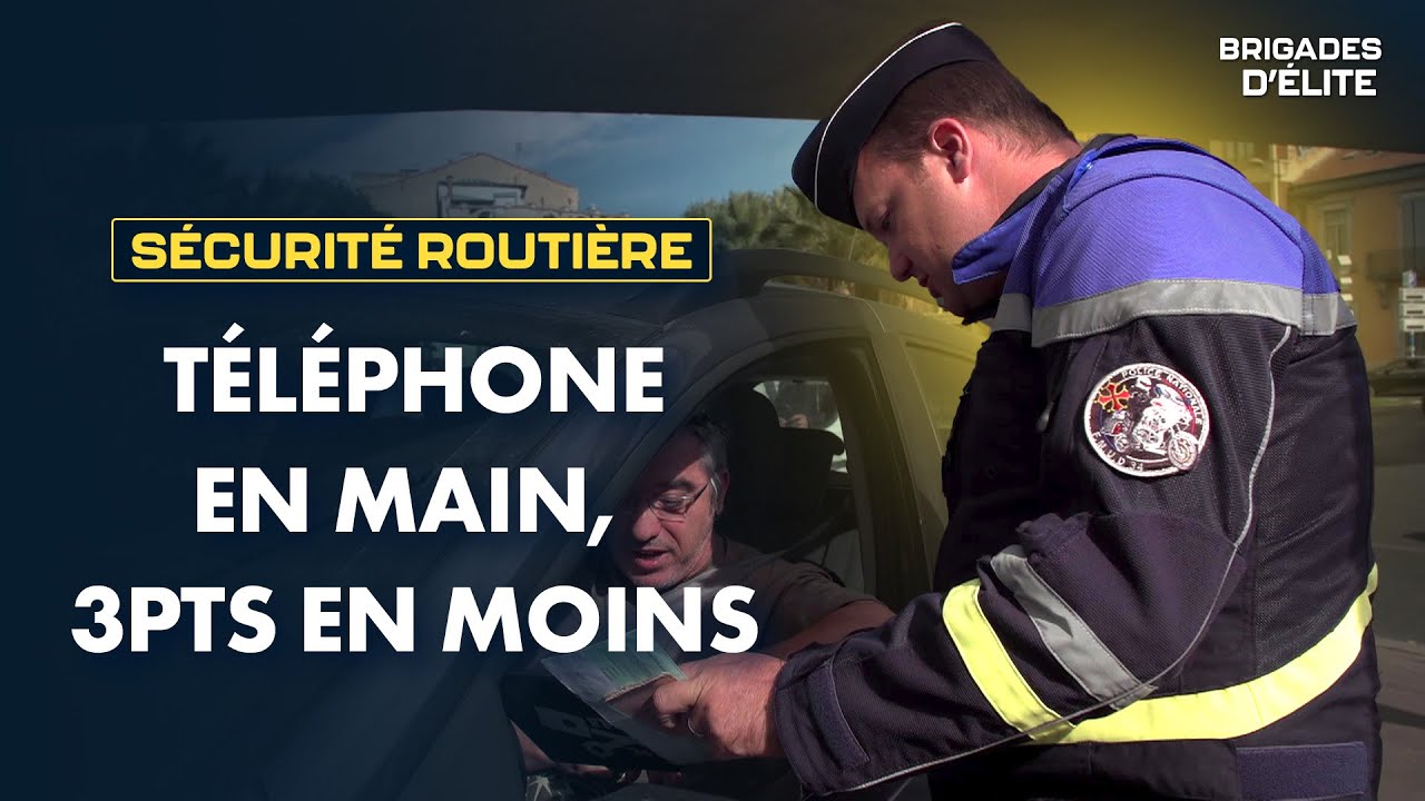 Police : la lutte quotidienne contre le téléphone au volant | Brigades d'élite