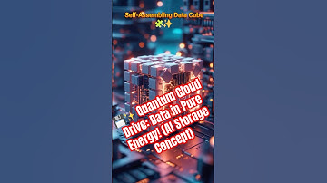 💾✨ Quantum Cloud Drive: Data in Pure Energy! (AI Storage Concept)