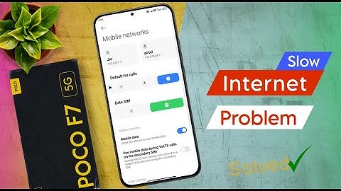 How to Fast Internet Speed in Poco F7 | How to Solve Data Problem in Poco F7
