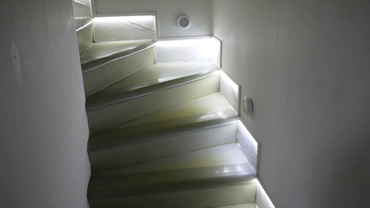 Eclairage progressif automatique d'escalier
