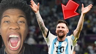 YOUNG AMERICAN FIRST TIME REACTING to Lionel Messi - Top 20 Goals of The GOAT!!