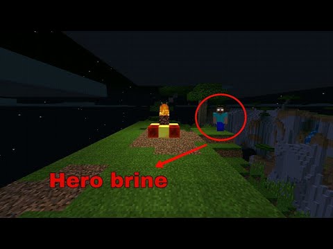 Cách Để Gặp Hero Brine  Trong Minecraft!!!  triệu hồi thành công|