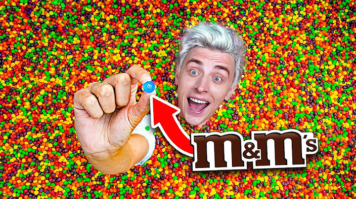 Кто Найдет M&M's в Бассейне Skittles, Получит 10,000$ - Челлендж