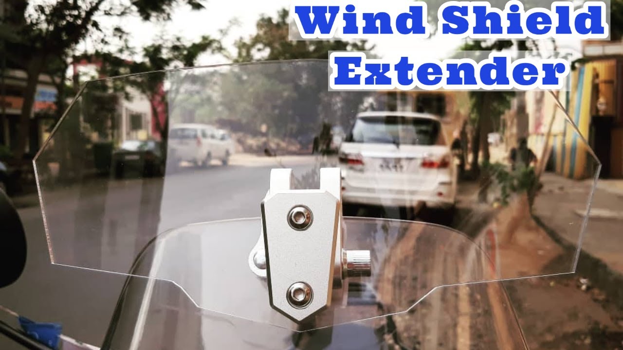 WINDSHIELD EXTENDER FOR ROYAL ENFIELD HIMALAYAN WIND BLAST PROTECTOR