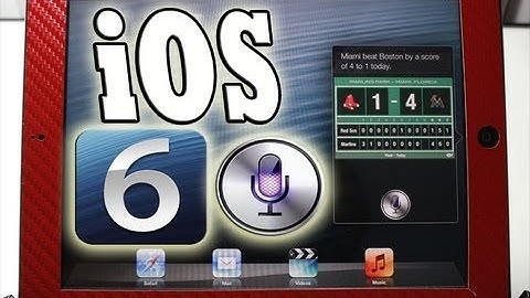 First Look: iOS 6 Updated Siri Features On New iPad and iPhone 4S