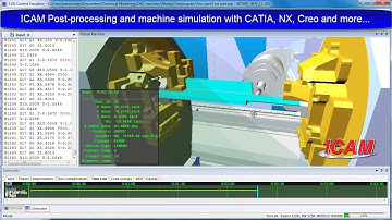 ICAM CNC Post-Processor & Simulator | MODIG HHV Extrusion Mill CNC