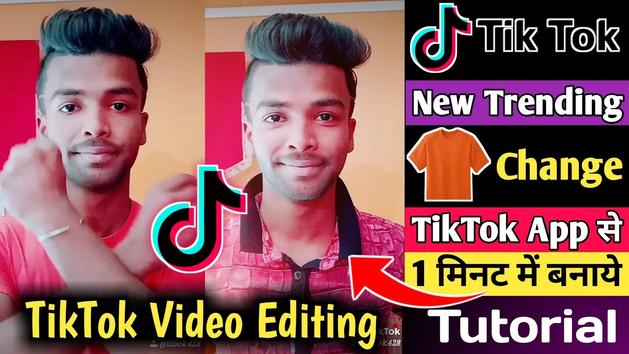 Tiktok Cloth Change Tutorial | Shirt Changeing Transition Editing On