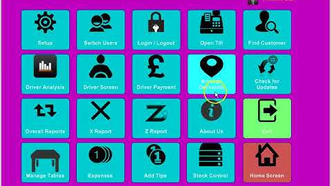 EasyPos Touch Screen Till Software Demo