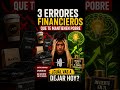 El error silencioso que te mantiene pobre (No es lo que piensas)