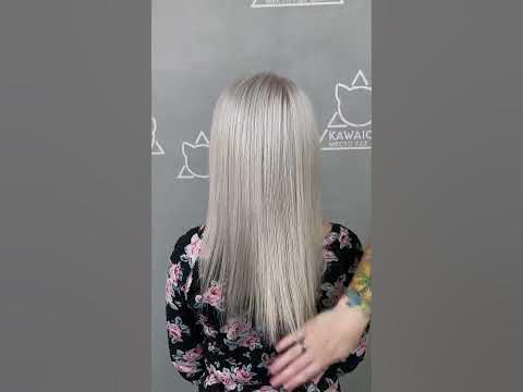 Платиновый блонд за одно посещение - YouTube