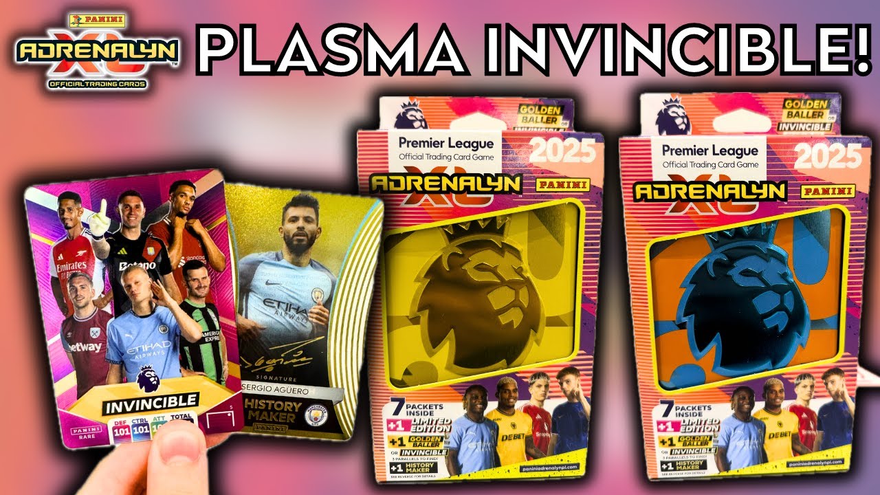 RARE PLASMA INVINCIBLE PANINI ADRENALYN XL PREMIER LEAGUE 2025