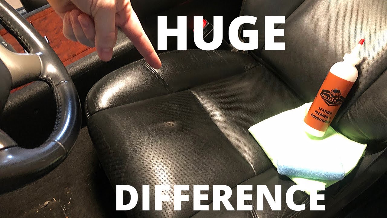 How To Use LEATHER CONDITIONER on Your Car's Leather Seats!!* 
