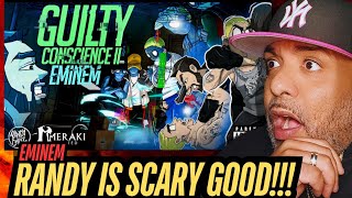 RANDY WAS IN MY HEAD!!!!! | Eminem - Guilty Conscience 2 [Animated Music Video] | REACTION!!!!!!