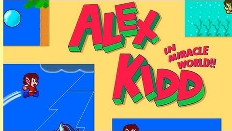 Alex Kidd in Miracle World HD remake (HiSMS) Title Screen