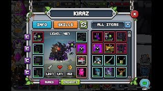 Bit Heroes Kiraz rolls Tank and does PvP for the first time!