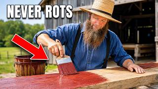 10 BANNED Amish Wood Treatments That Never Rot