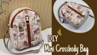 DIY Cara Membuat Tas/Mini Crossbody Bag/Tutorial &amp; Pattern