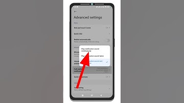 How to enable play notification sound continuously | call waiting setting 2025 #shorts