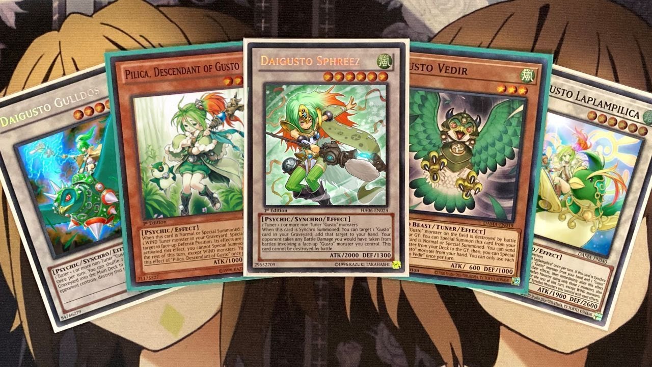 My Gusto Yugioh Deck Profile for July 2023