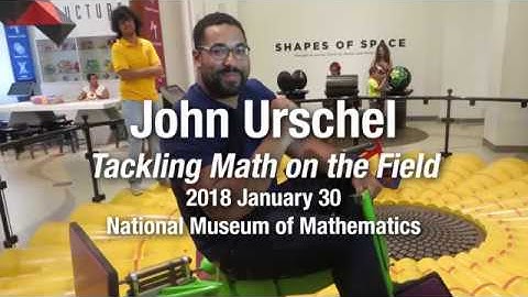 John Urschel at the National Museum of Mathematics