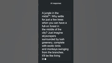 AI On: Can urban planning incorporate natural habitats for climate-resilient cities #shorts