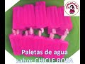 Paleta de agua sabor CHICLE ROSA