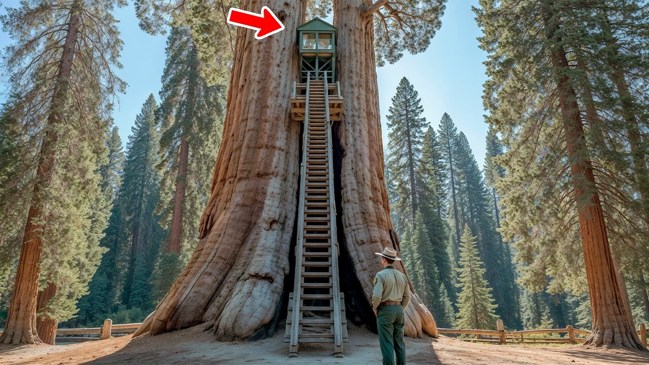 Watchtower Ranger Ranger Found a Hidden Watchtower on a Giant Sequoia, What He Saw Inside ...