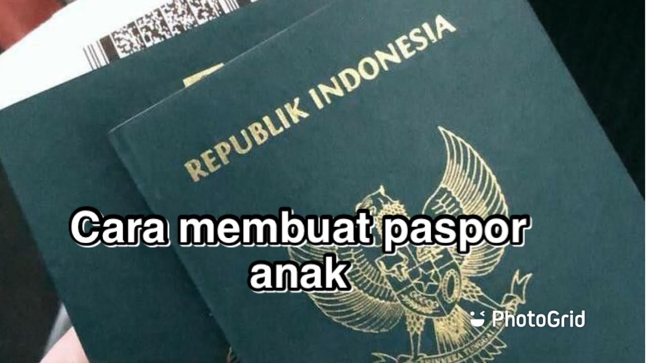 Cara membuat paspor anak | tonton sampe abis 