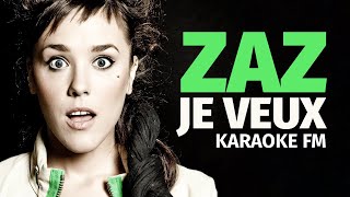 Zaz — Je Veux | Karaoke Fm Version | Guitars, Cajon And Cello