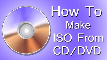 ✔ How To Make ISO From CD/DVD