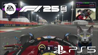 F1 25 PS5 Insane Realism Gameplay | BAHRAIN GP | lewis hamilton | Logitech G29 Steering wheel