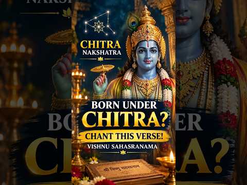 Born Under CHITRA NAKSHATRA? Chant This Powerful Vishnu Sahasranama Verse! 🙏✨ #Shorts