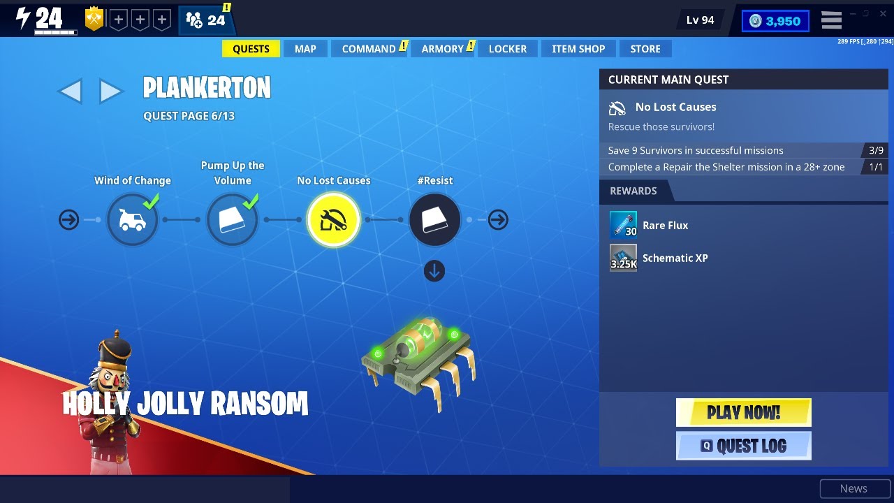 Complete a Repair the Shelter mission in a 28+ zone