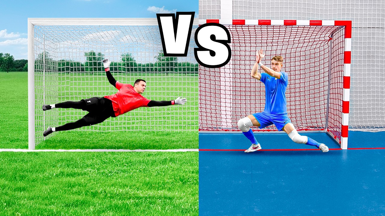 Portero Fútbol 11 vs Portero Fútbol Sala