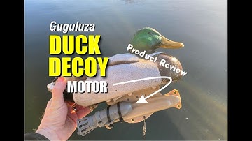 Guguluza Duck Decoy Motor Mounting and Product Review | Add motion to your Decoy Spread