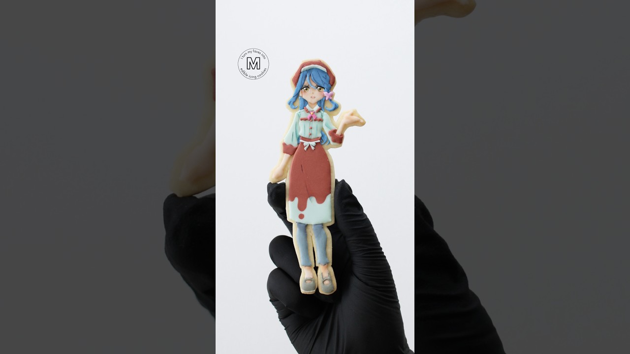 【名探偵プリキュア！】帆羽くれあを食べられるアイシングクッキーにしてみた！ precure