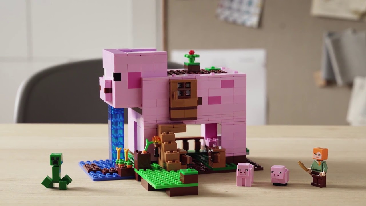 Lego Minecraft The Pigs House New Youtube Lego Minecraft The Pigs House New Youtube