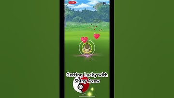 Getting a shiny Axew✨✨ #pokemon #pokemongo #axew #shinypokemon #shiny #gameplay #evolution #game