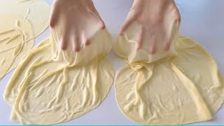 Unbelievable! I rolled out 5 sheets of dough at once, like dice. Easy, fast and delicious