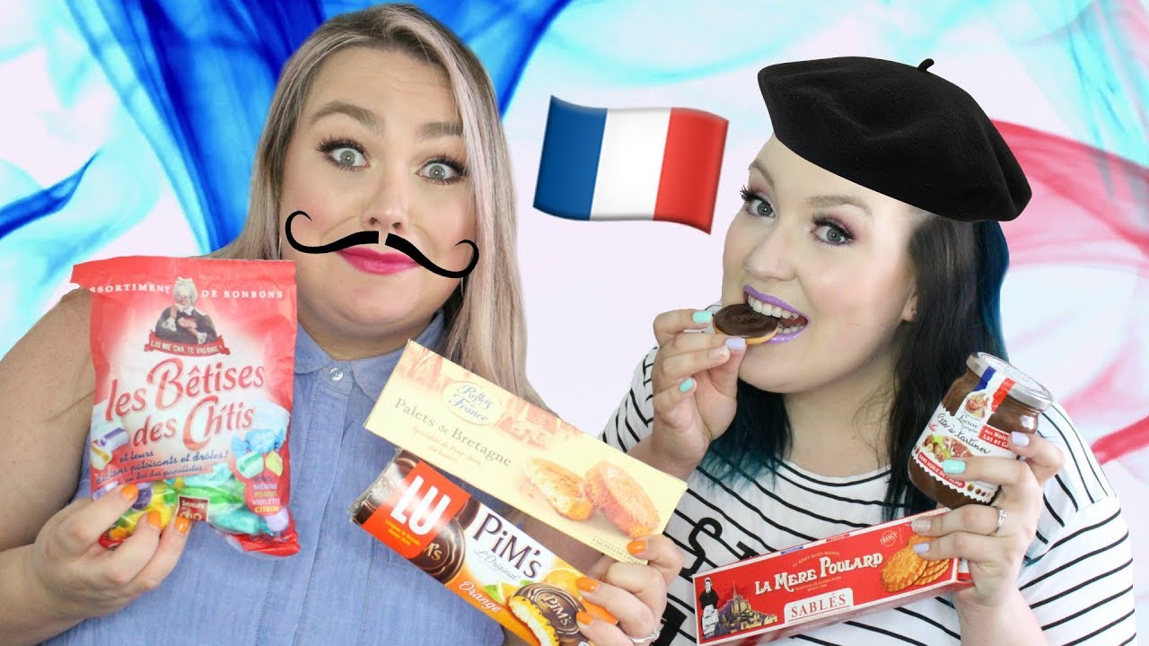 On goûte à des snacks français! 2FILLESORDINAIRES YouTube