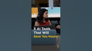 🔥5 AI Tools That Will Save You Hours! #shorts #simplilearn