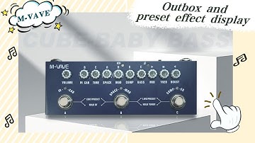 Cube Baby Bass New Product Unpacking And Preset Effect Display
