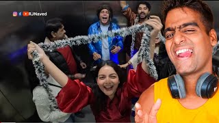 RJ NAVED NEW YEAR PRANK ON LIFT VERY FUNNY | SenStyle 🤣🤣